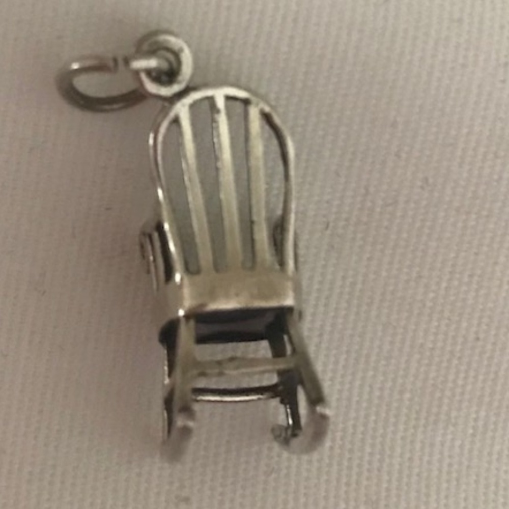 Sterling Silver Rocking Chain Charm - Picture 2 of 4